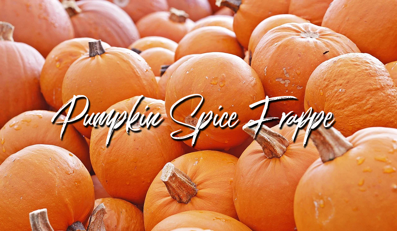 pumpkin spice frappe
