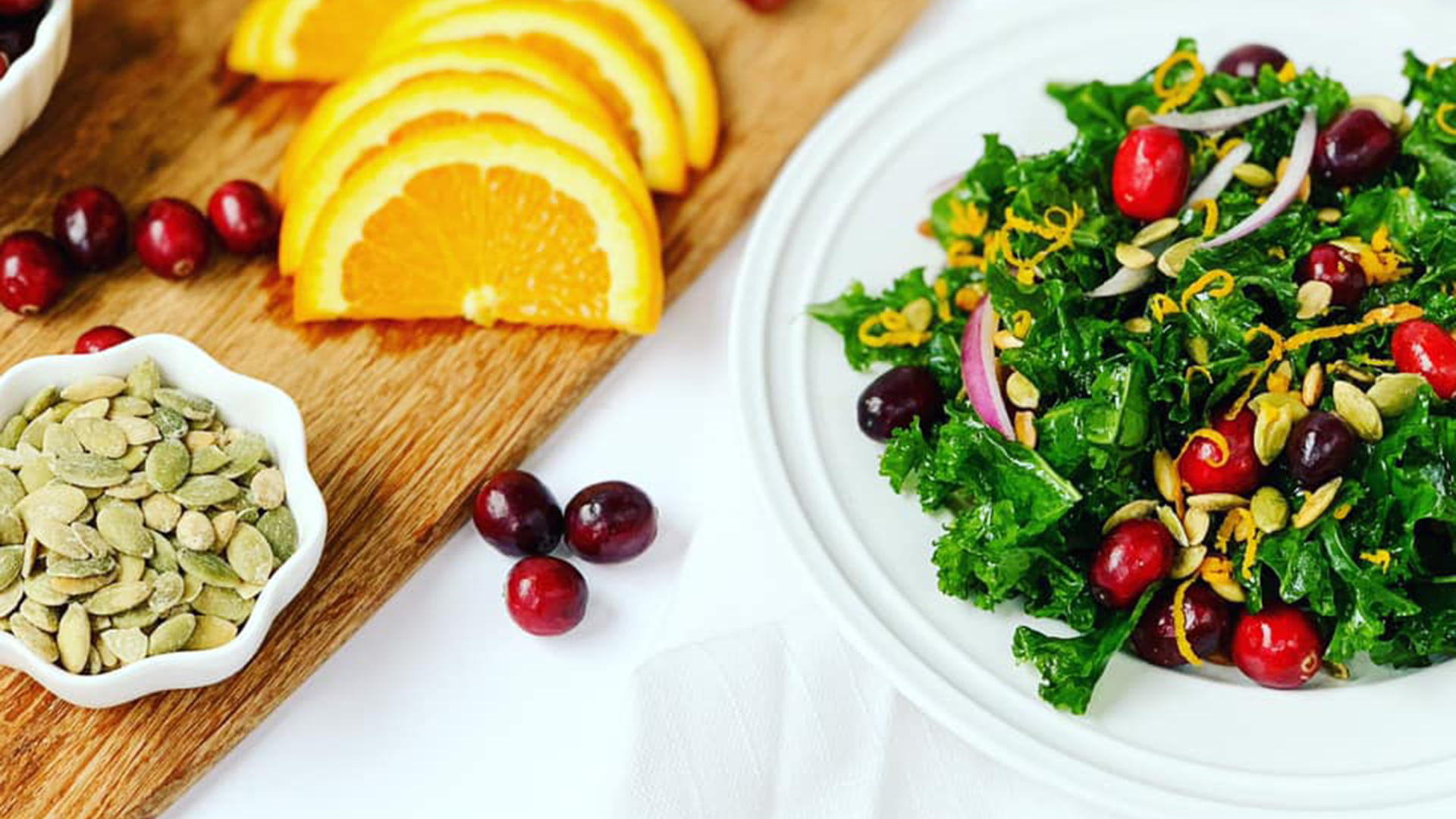 New Recipe: Cranberry Kale Salad