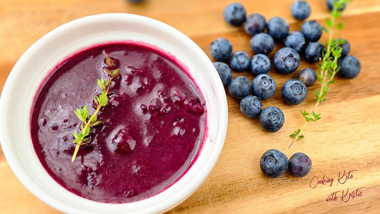 Savory Blueberry Lemon Thyme Sauce