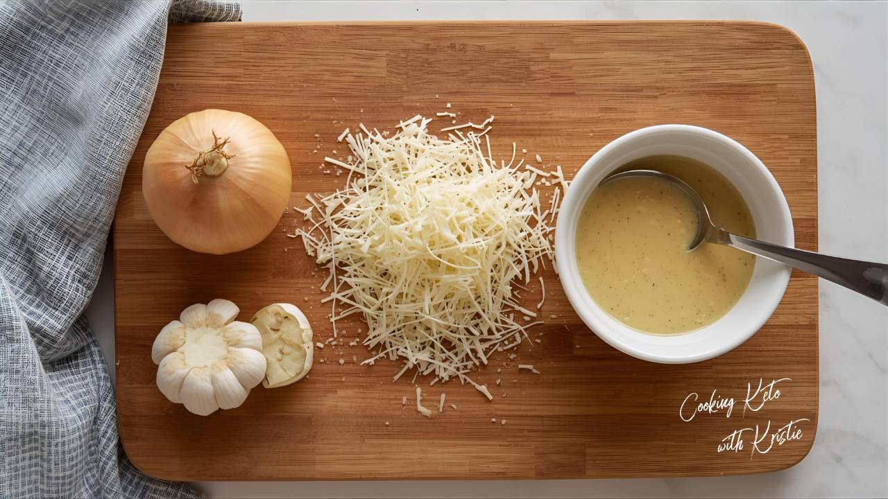Roasted Garlic and Onion Parmesan Sauce