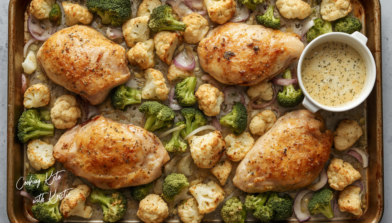 Garlic Parmesan Chicken and Vegetables